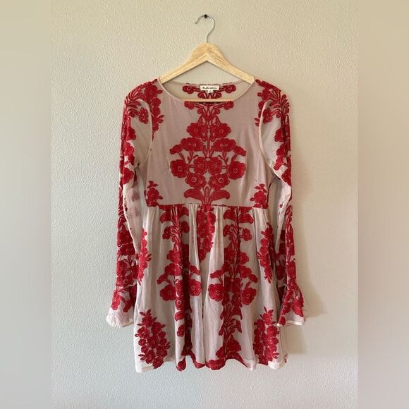 For Love and Lemons Temecula Embroidered Mini Dress - Picture 3 of 8